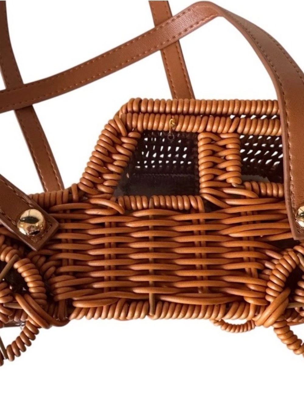 RARE! Tommy Bahama Viral Wicker Jeep Truck Car Handbag Novelty Summer Bag NWT - Picture 12 of 12